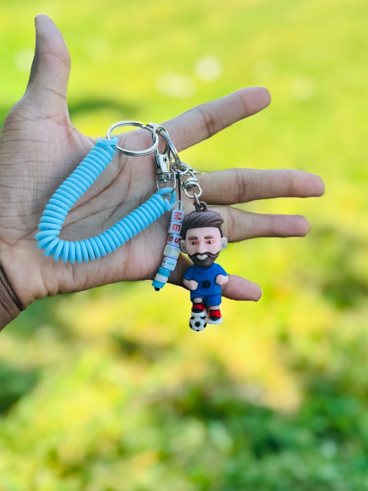 Image of 3D silicone keychains 
