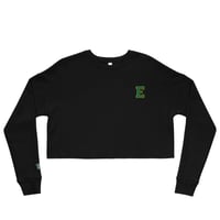 'E' Crop Sweatshirt