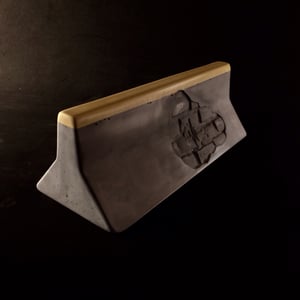 Image of Wired Ramps Jersey Barrier (Dark Grey and Yellow)