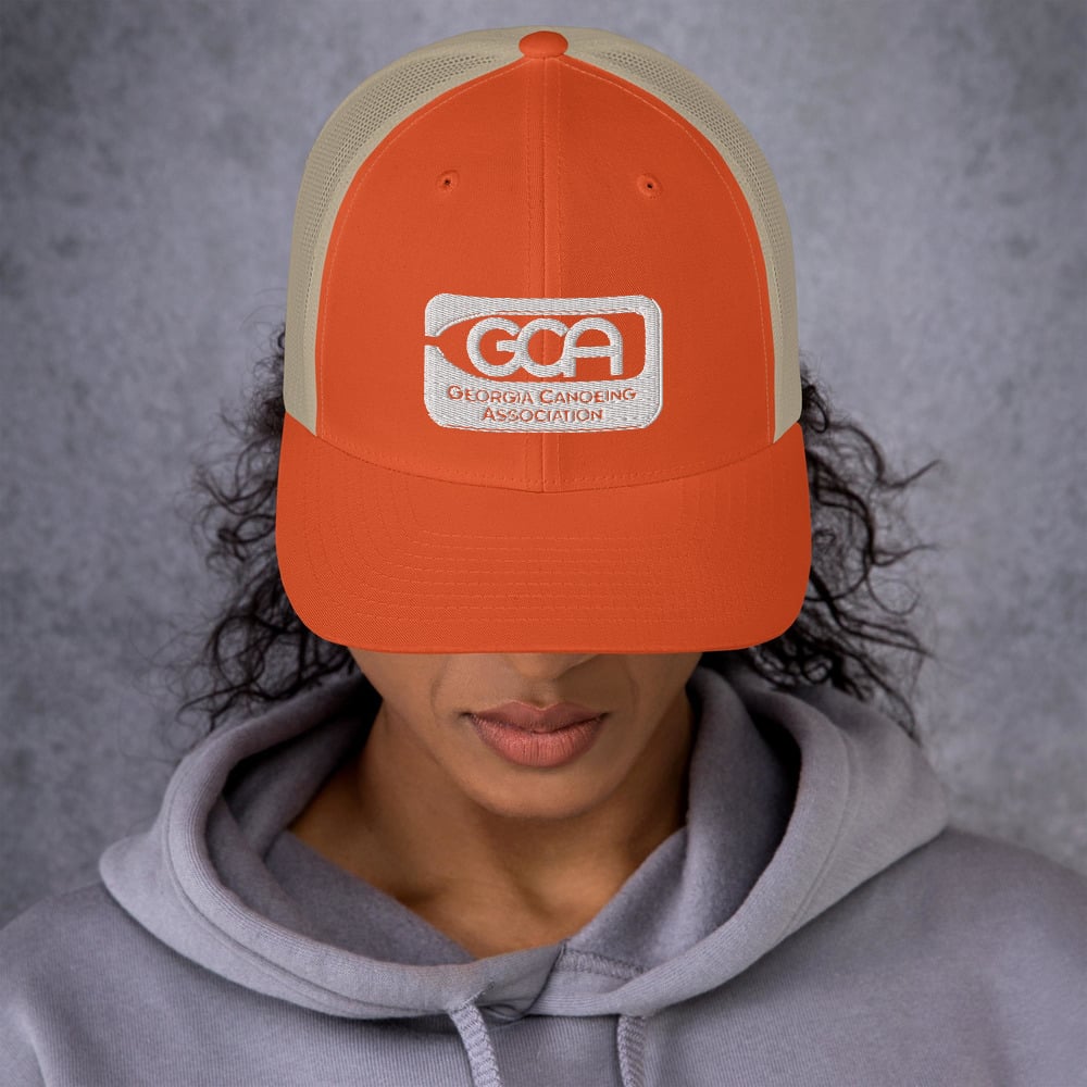 Image of Retro Trucker Cap, 2-Tone, white logo