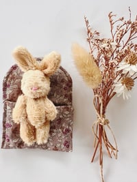Image 2 of Tiny Plush bunny - Berrie mauve