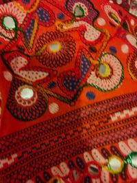 Image 7 of Paros Scarf pashima ORANGE 