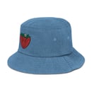 Image 2 of Berry Cute Denim Bucket Hat