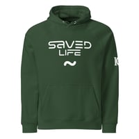 Image 13 of I Can I Am " Saved Life" Unisex eco raglan hoodie