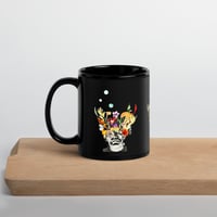 Image 3 of Frankenflower - Black Glossy Mug - 2 Size Options