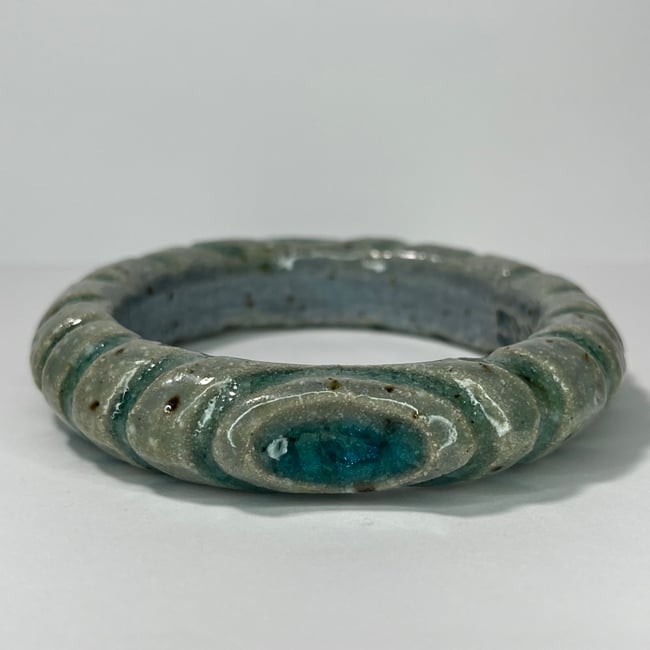 Carved River Rock Bracelet - 7.25 in Inner Diameter