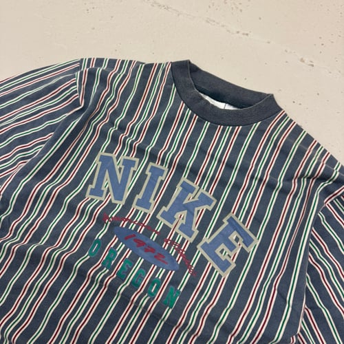 Image of 1990s Nike Striped T-shirt, Size Medium
