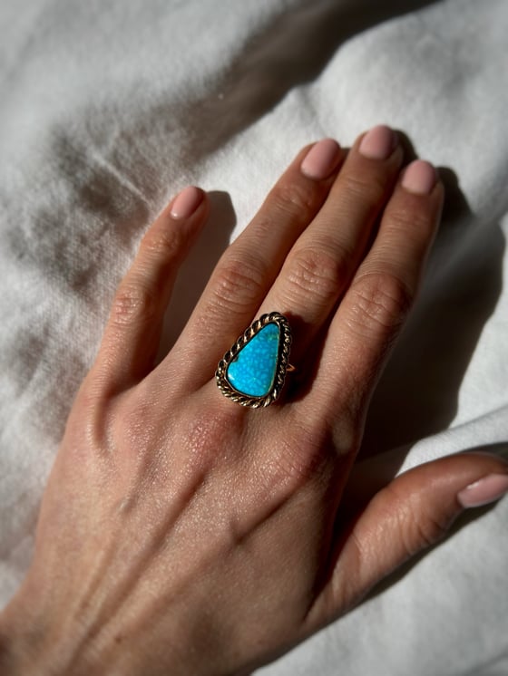 Image of Kingman Turquoise Ring