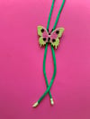 Soft Moth Bolo Tie