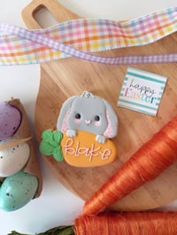 Image 1 of Personalized Bunny Cookie