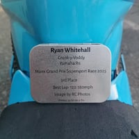 Image 2 of Printed Sweet Tin + Message on Race Bike