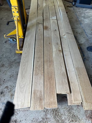 5/4 White oak lumber
