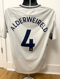 Image 3 of Tottenham Hotspur “ALDERWEIRELD 4” 2017/18 Home Shirt + PL patches (M)