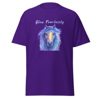 Image 4 of Unisex classic tee, Glow Fearlessly Horse Tee