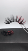 Red 25mm Lashes 