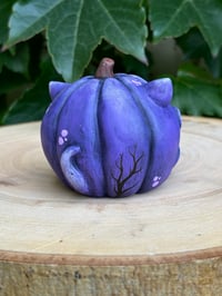Image 2 of Painted Meowkin Sculpture