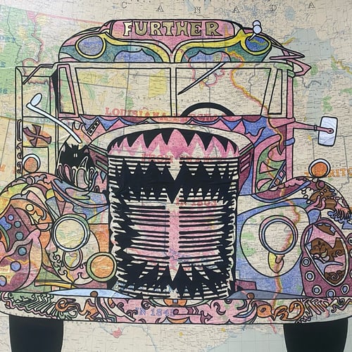 Image of “FURTHER” BUS PAINTING