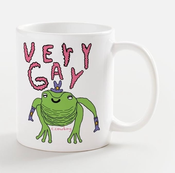 Cowboy Frog Mug – Malova_Designs