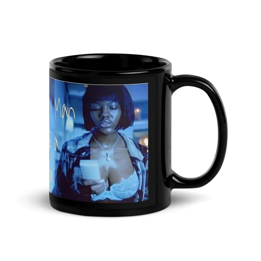 Image of Every Man Needs Keisha Black Glossy Mug
