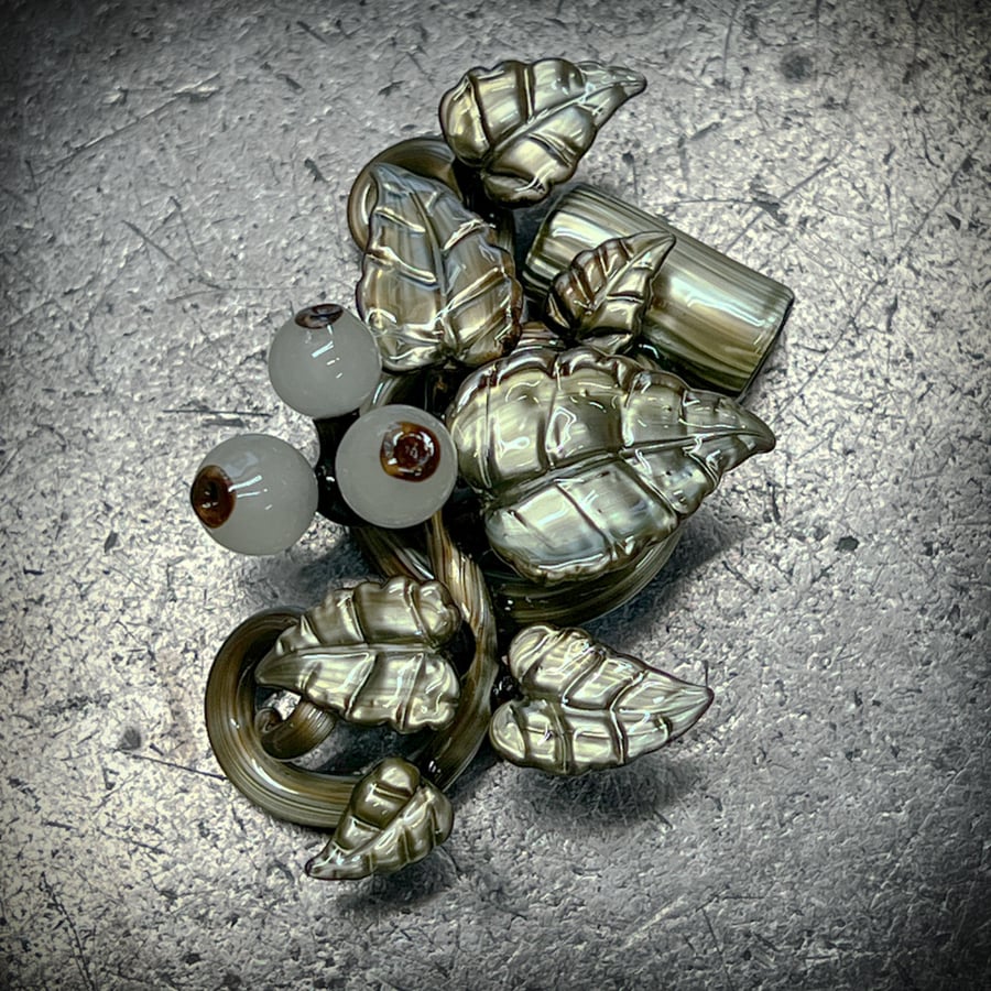 Image of Metallic Pearl Fruit Vine Pendant