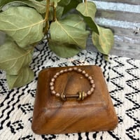 Image 1 of Beaded Copper Bracelet 