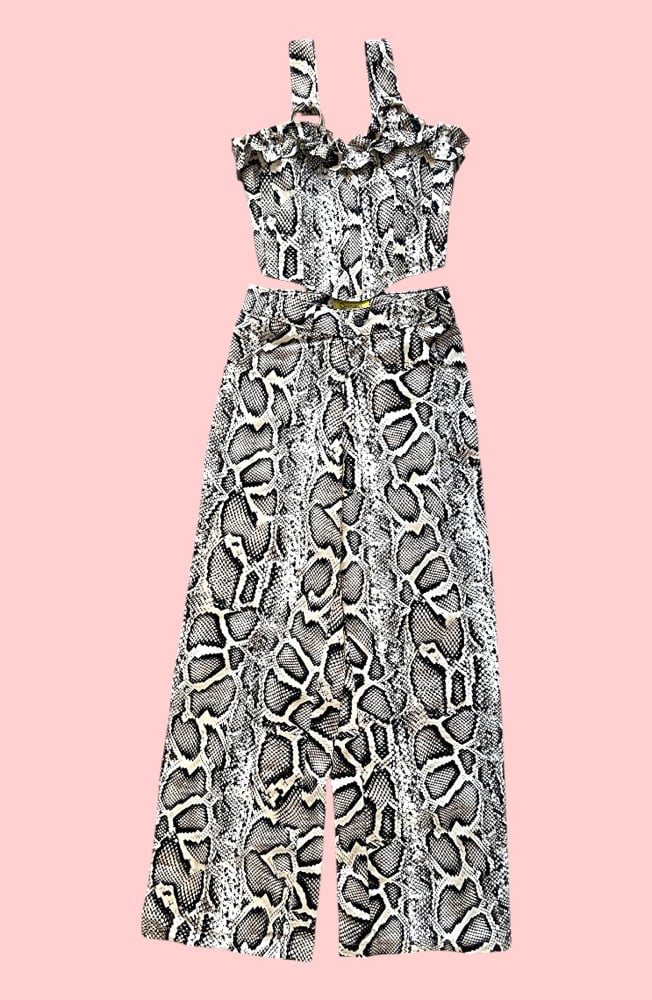 Image of Snake Wide leg Pants