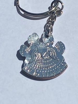 Image of Paw Print Keychain
