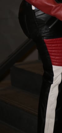 Image 3 of  “ALL GAS NO BRAKES” LEATHER PANTS 