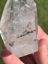 Image 2 of Faceted Garden Quartz Tower #1796