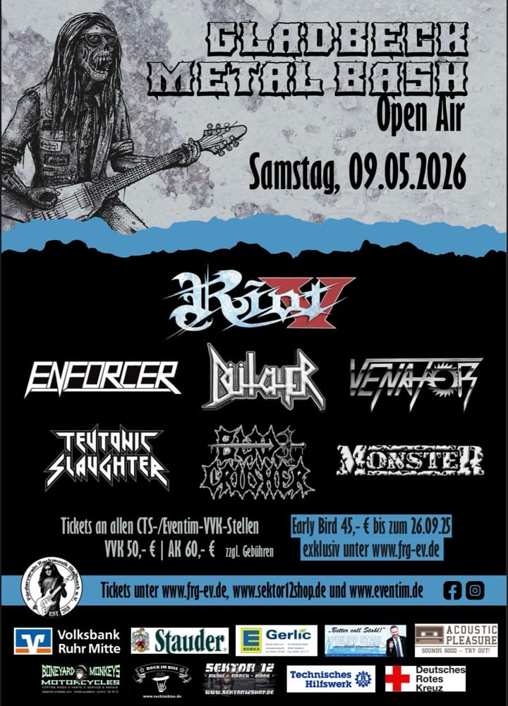 Image of Gladbeck Metal Bash Open Air 2026 T-Shirt Bundle Early Bird