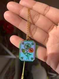 Image 2 of Falastini Florals Enamel Necklace
