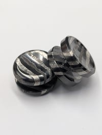 Image 1 of Pre-order Custom Crystallized Zircuti Button Dish/3S Etched&Flamed