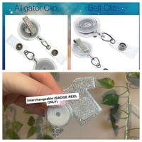 Image 2 of Alligator clips / Interchangeable Badge Reels 