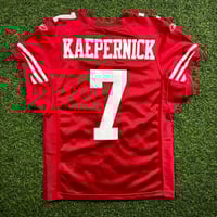 Image 2 of 2011 Reebok NFL Team-Issued Game Jersey San Francisco 49ers Colin Kaepernick Sz. M Rookie