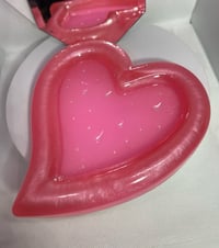 Handcrafted Resin Heart Trinket Tray