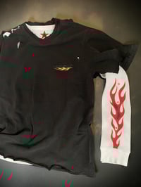 Image 3 of R Flame Logo Layered Tee 