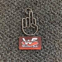 Middle Finger Keychain / Rearview Mirror Hanger