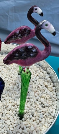Image 3 of Flamingo Plant Stake
