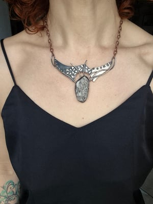 Necklace with pebbles from lake Como