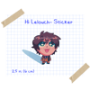 "Hi Lelouch~" 2.5" Code Geass Sticker