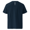 Monviso T-shirt in Cotone Organico Unisex blu navy / bianco PULSE