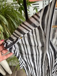 Image 2 of Sheer stripe top