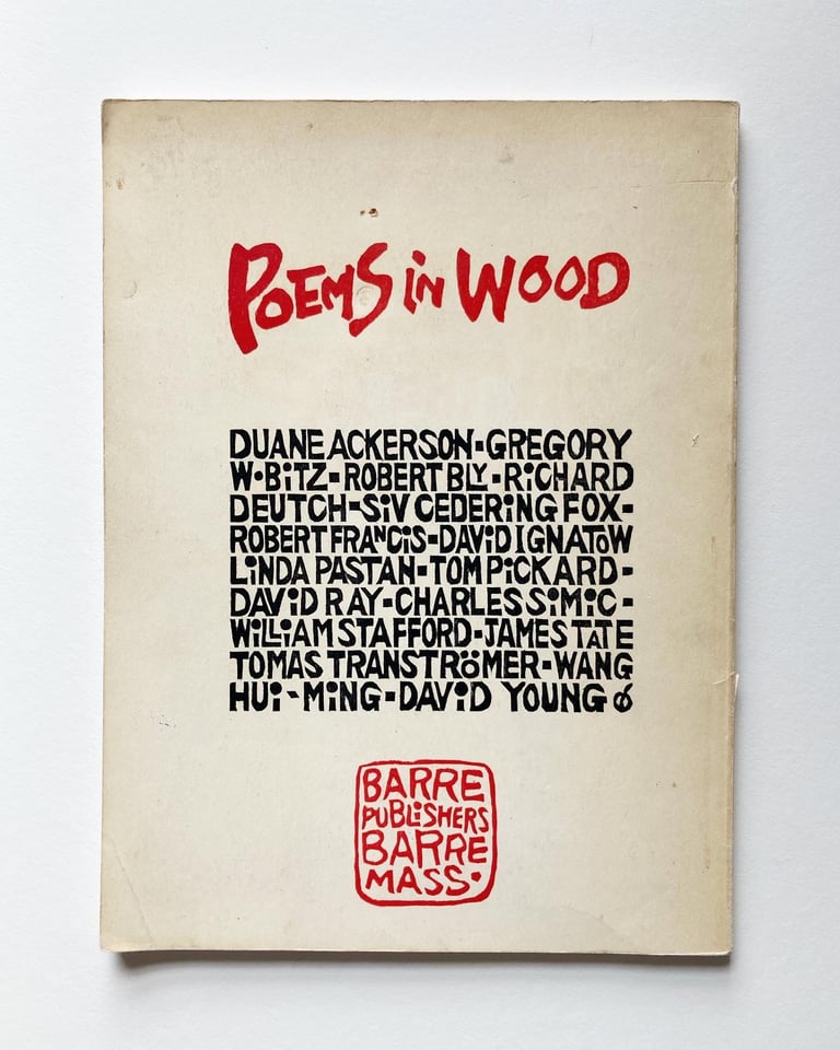The Land on the Tip of a Hair: Poems in Wood Image 2