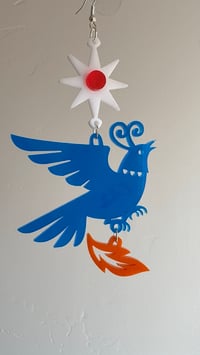 Image 5 of Star Bird Earrings