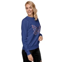 Image 19 of women's Premium Sweatshirt (Butterfly)
