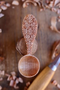 Image 1 of Falling Oak Leaves Coffee Scoop 