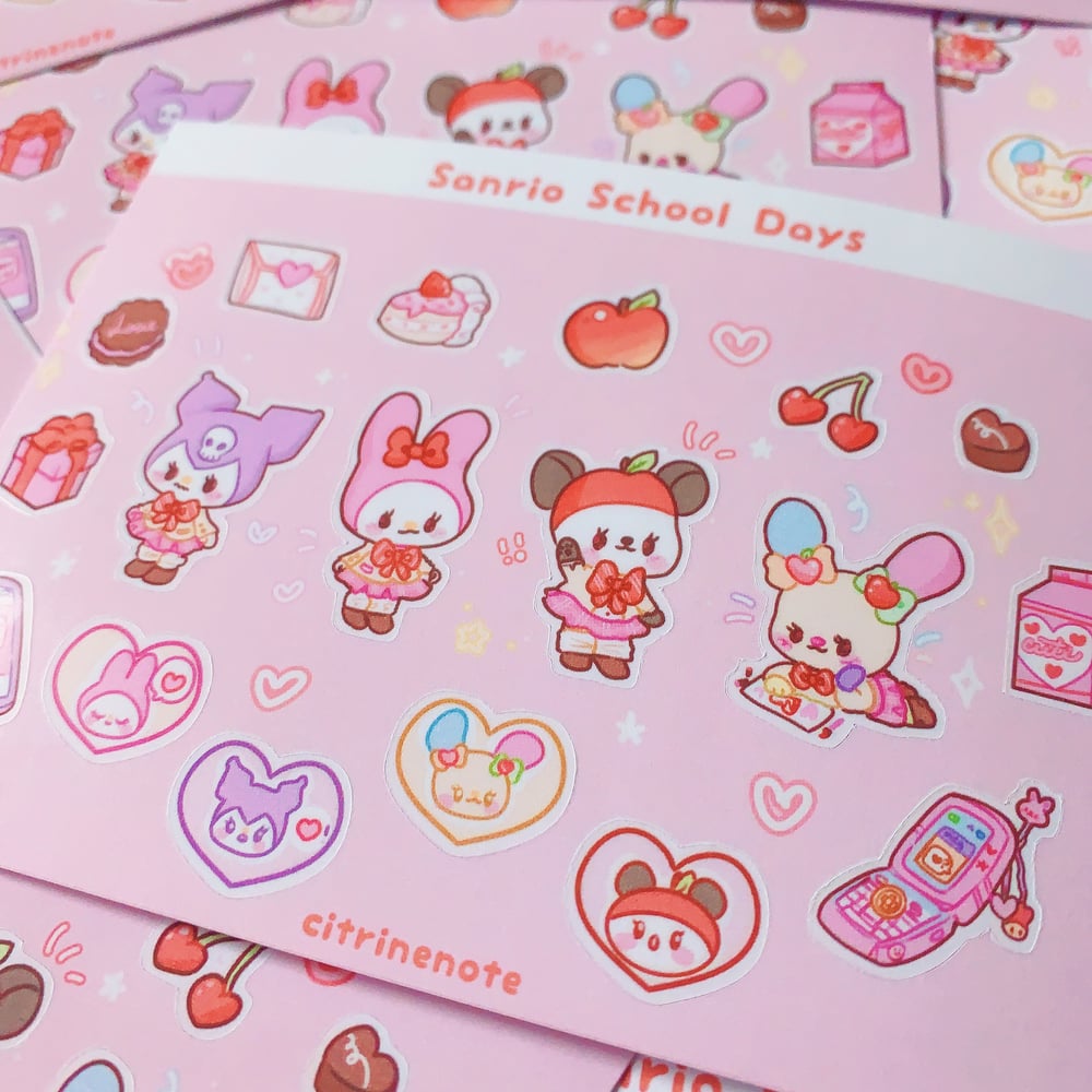 Image of School Days Sticker Sheet