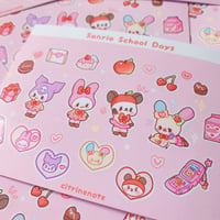Image 2 of School Days Sticker Sheet