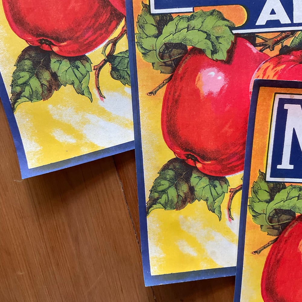 Image of Apple Crate Labels set no.3