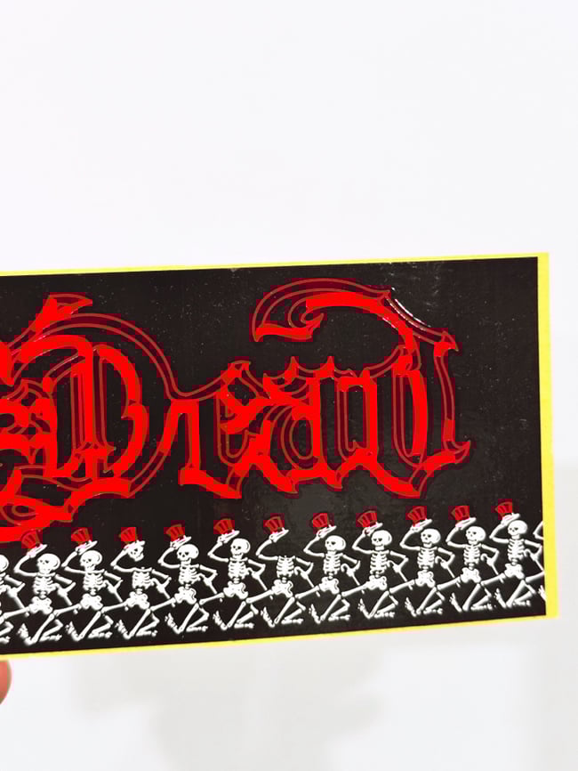 Grateful Dead 80s 11.5” Bumper Sticker 